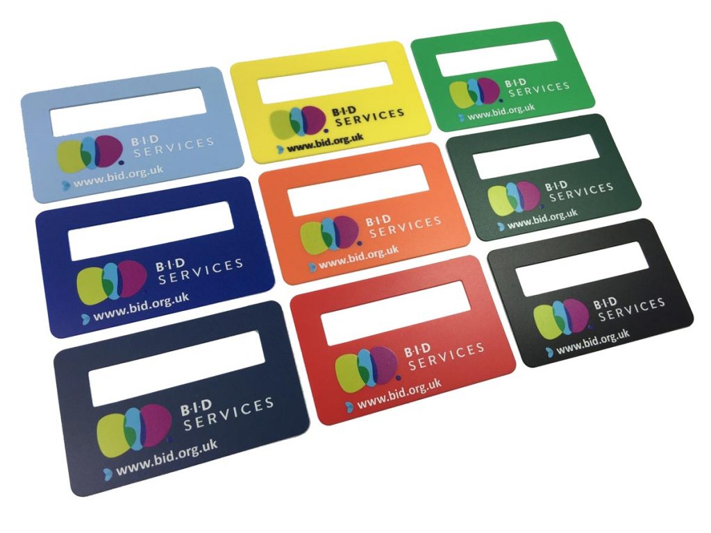 Signs, reading & writing aids for the blind & visually impared